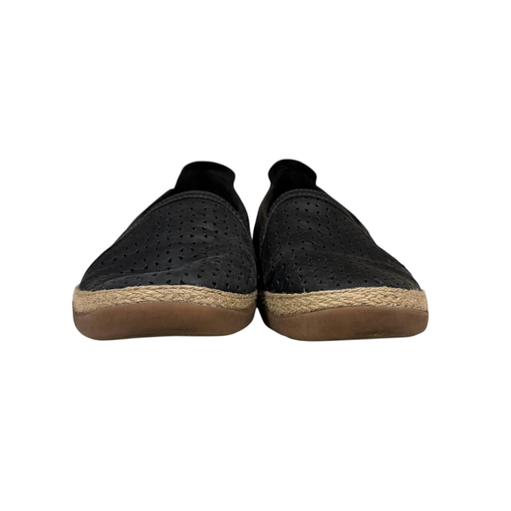 Clarks Women’s Elaina Ruby Navy Leather Slip-On Shoes Size 7​​​ - Picture 2 of 7